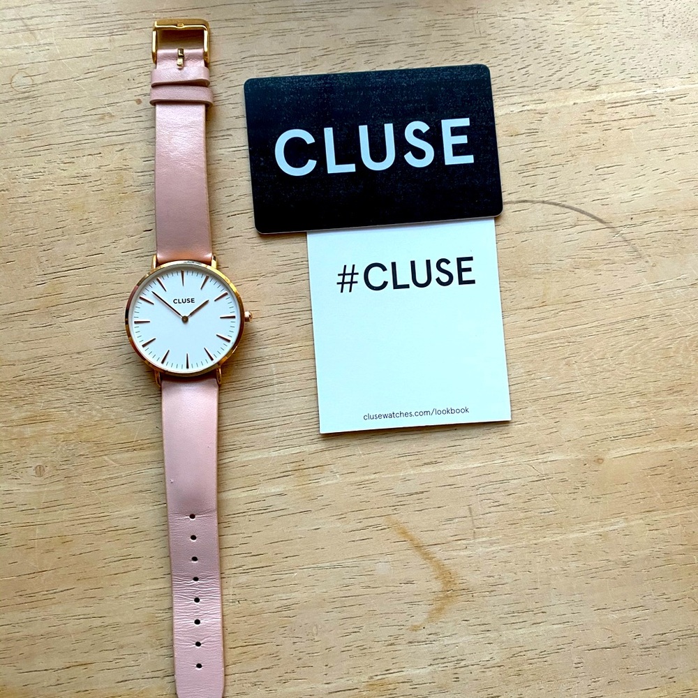 Cluse women’s watch - rose gold and baby pink